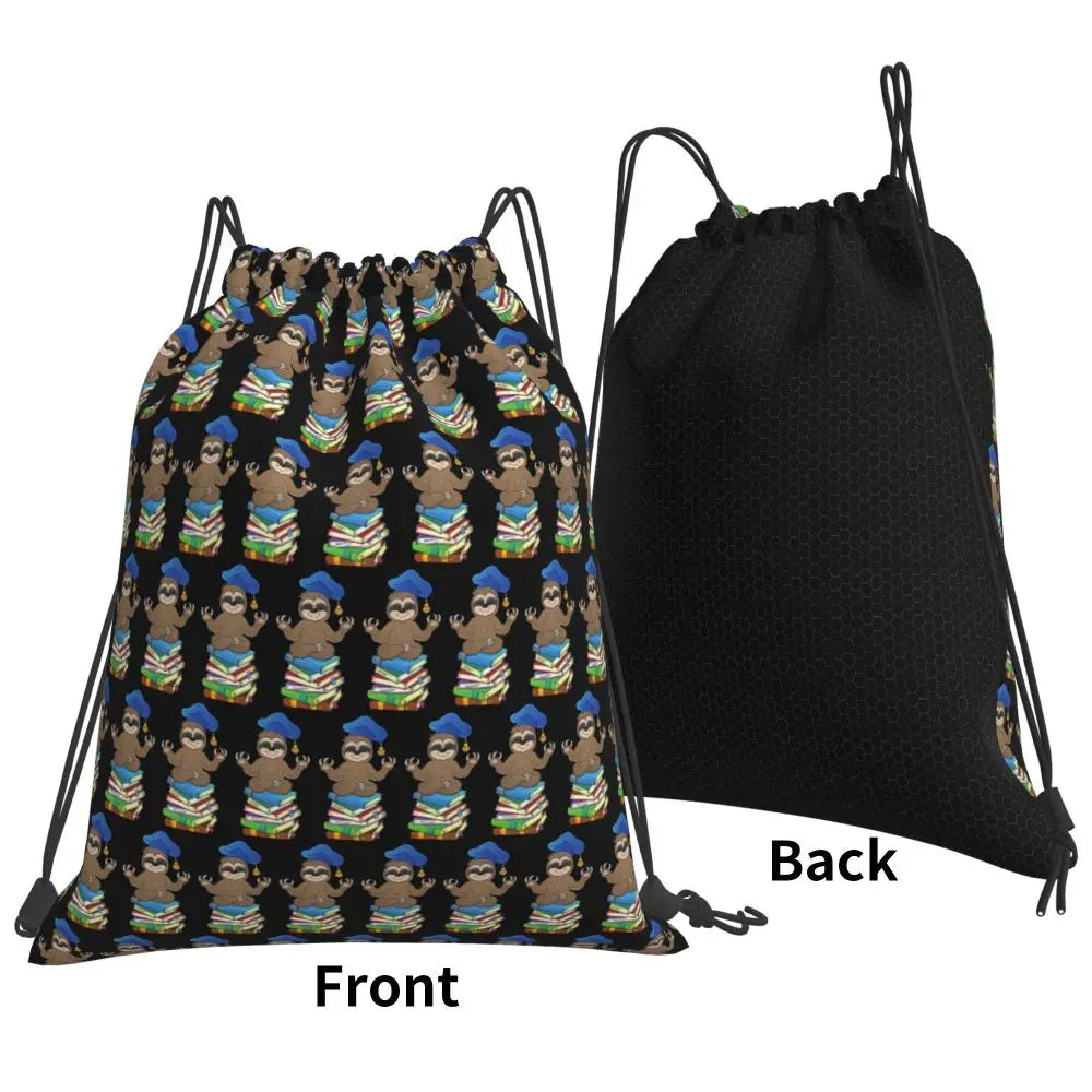 Sloth Drawstring Backpack product photo 3