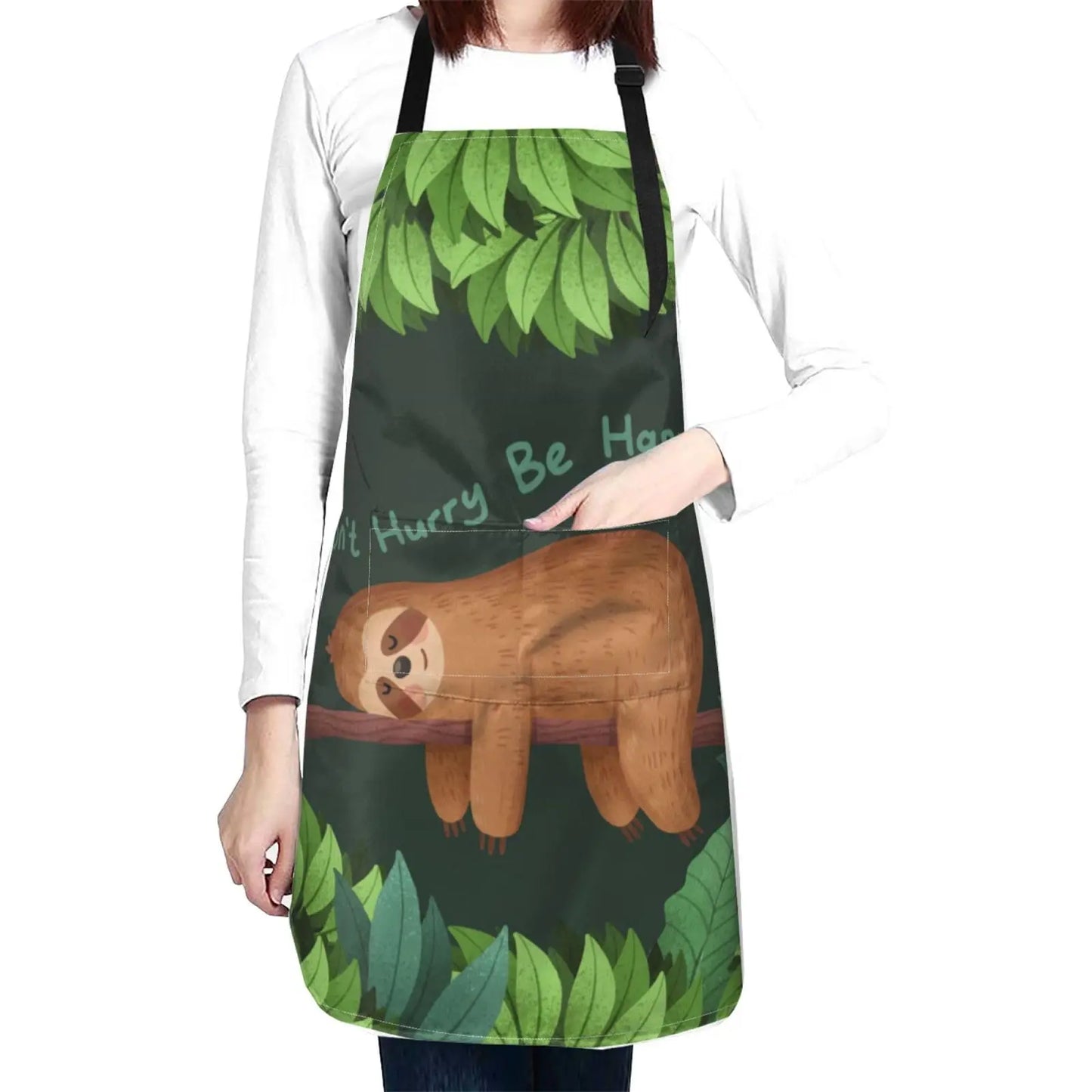 Sloth Face Apron