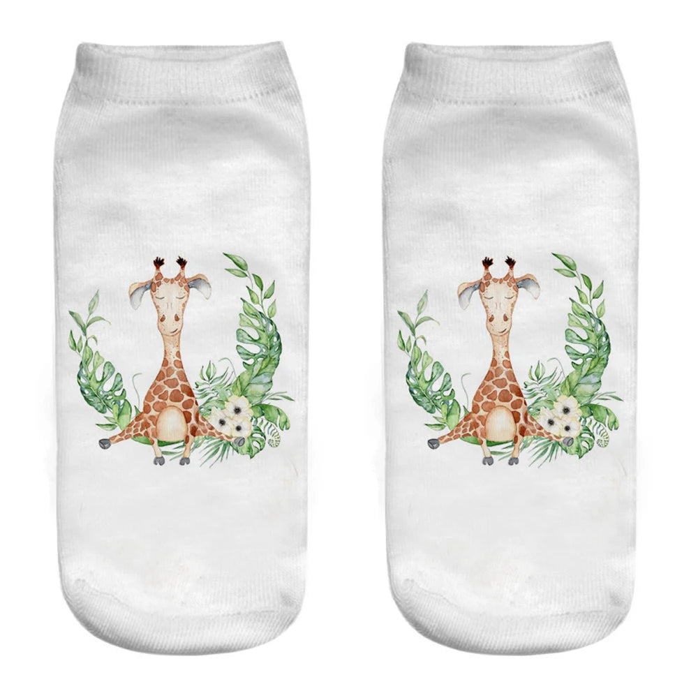 Sloth Short Ankle Socks