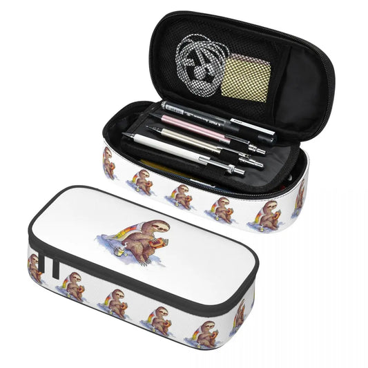 Sloth Reading Pencil Case