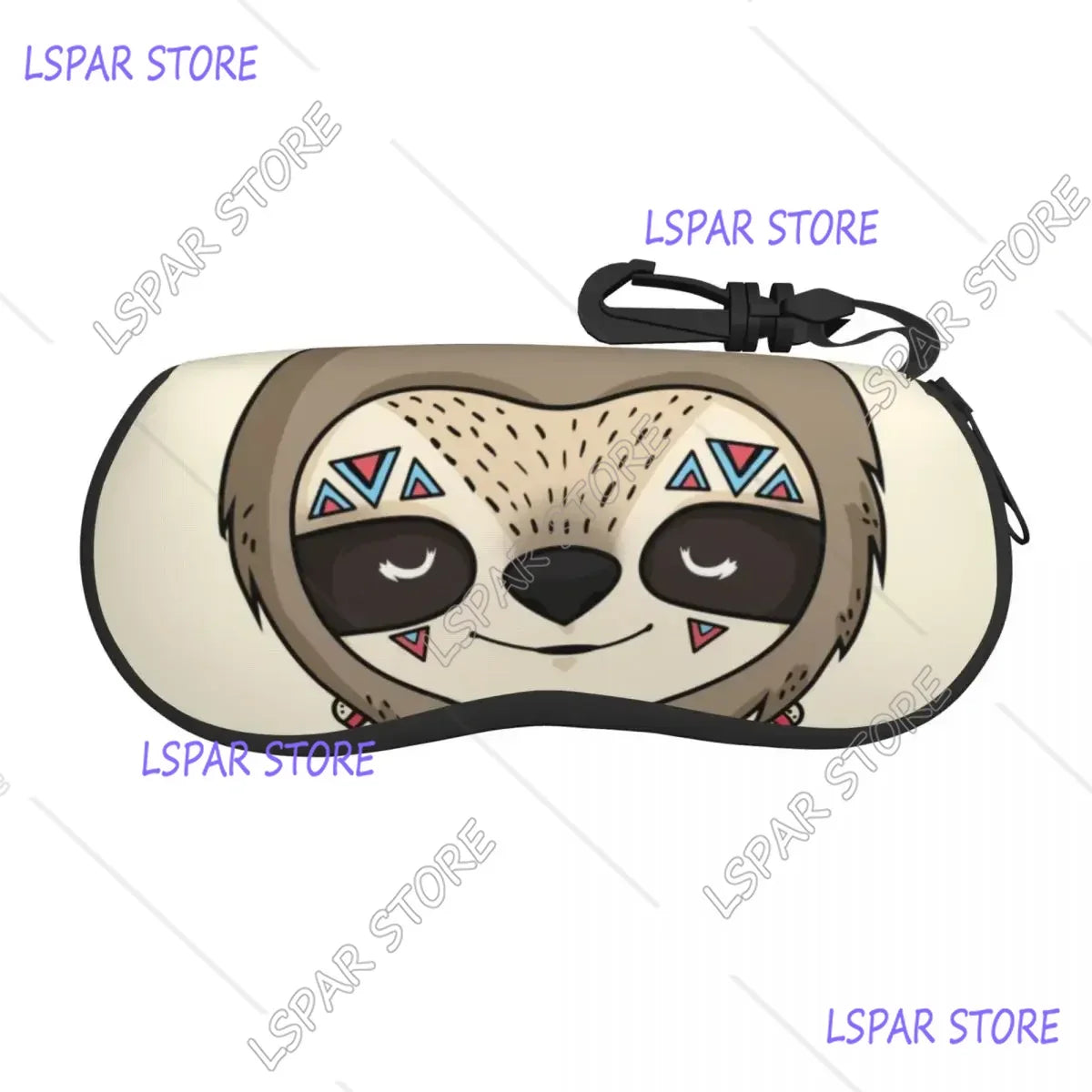 Cute Sloth Pattern Glasses Case