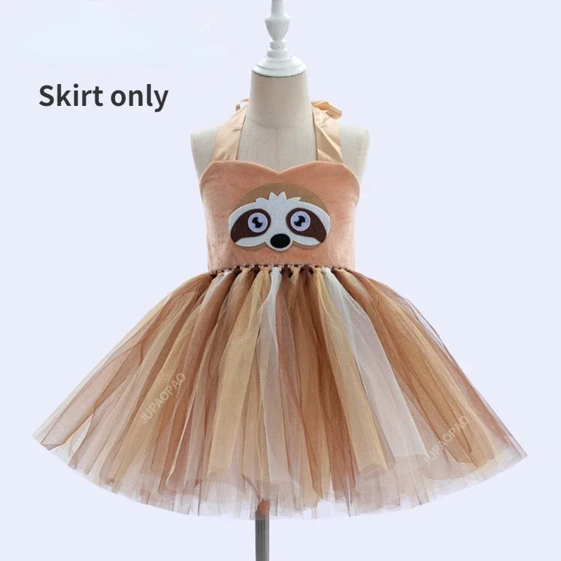 Baby Girl Sloth Tutu Dress