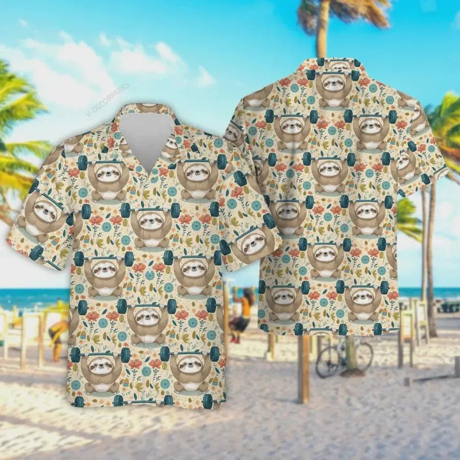 Weightlifting Sloth Shirt product photo