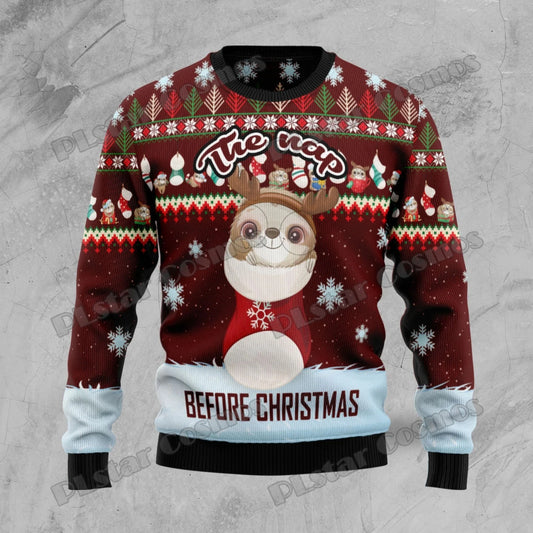 Sloth Christmas Jumper