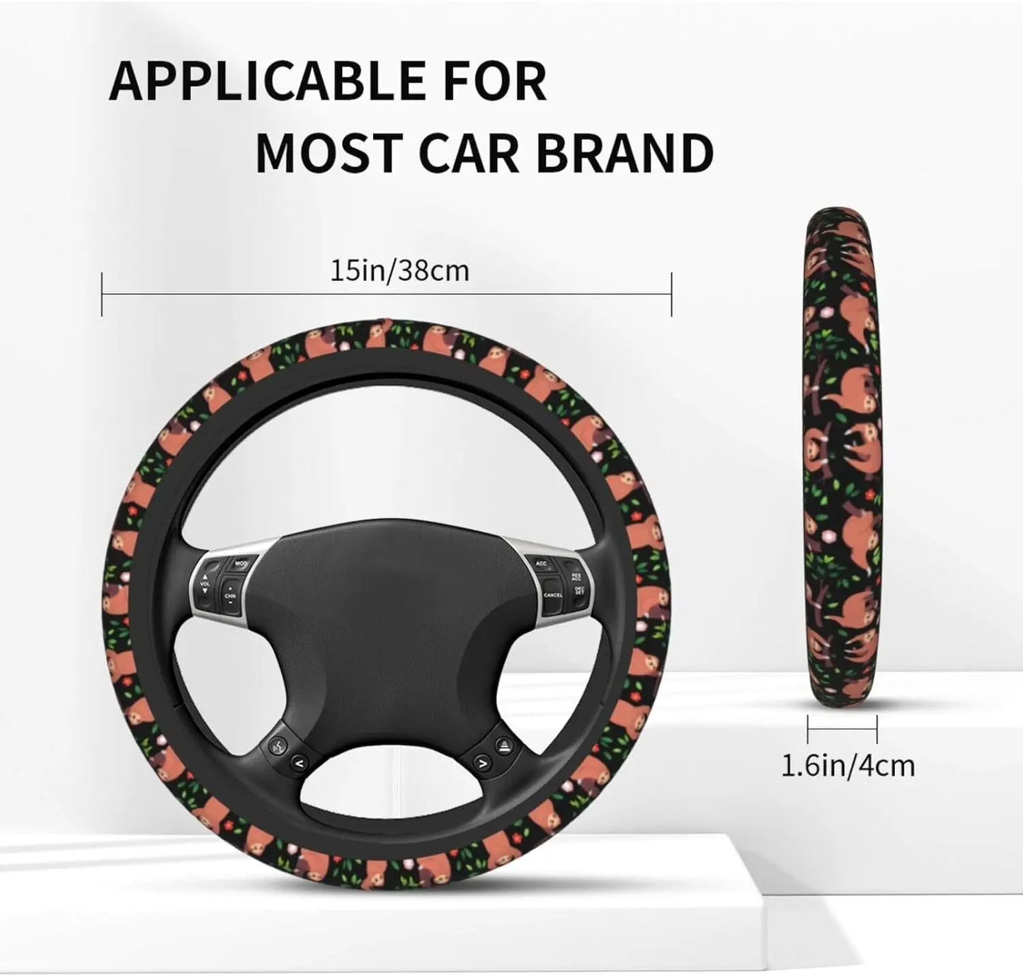 Sloth Steering Wheel Cover