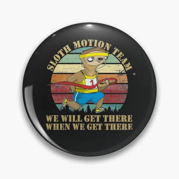 Sloth Motion Pin Badge