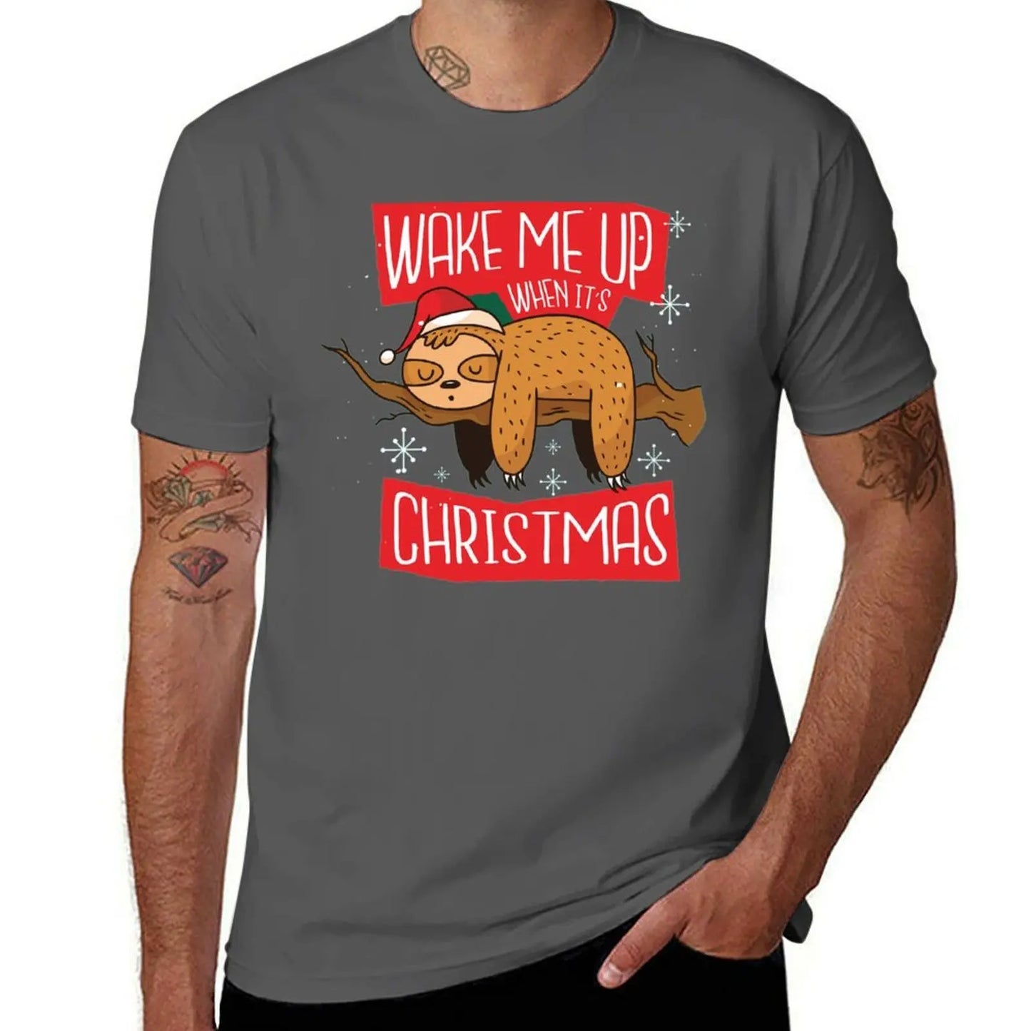 Wake Me Up When It's Christmas T-Shirt