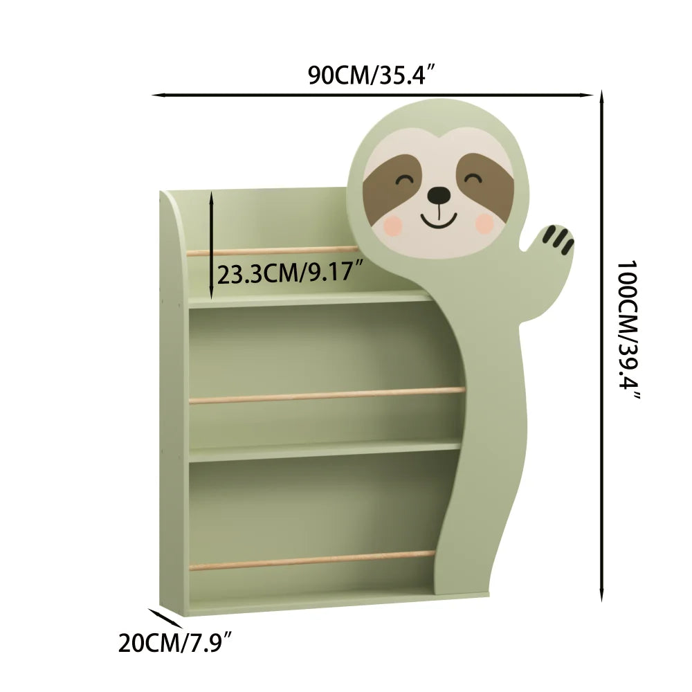Sloth Kids Bookshelves