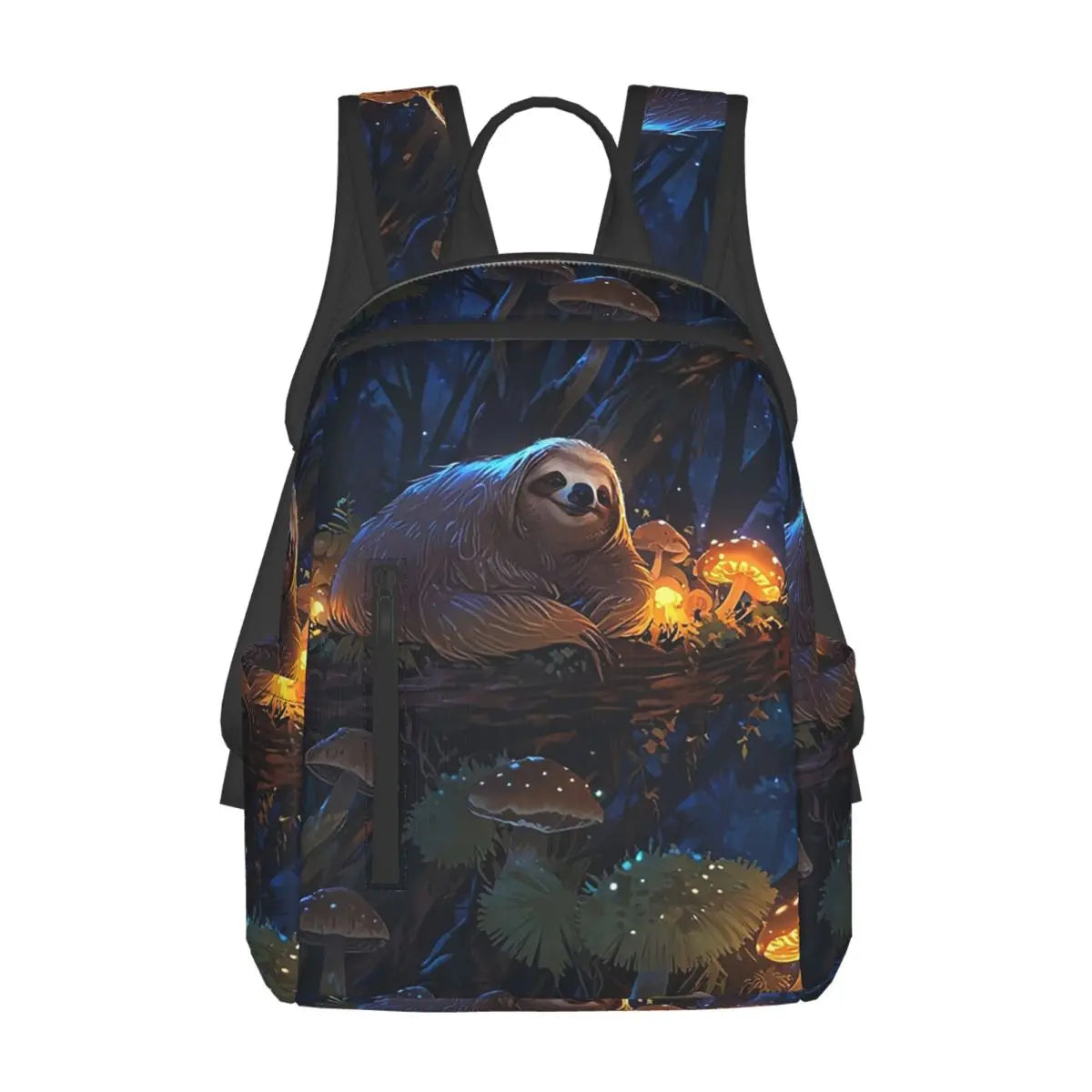Sloth Drifting In A Woodland Pond Backpack
