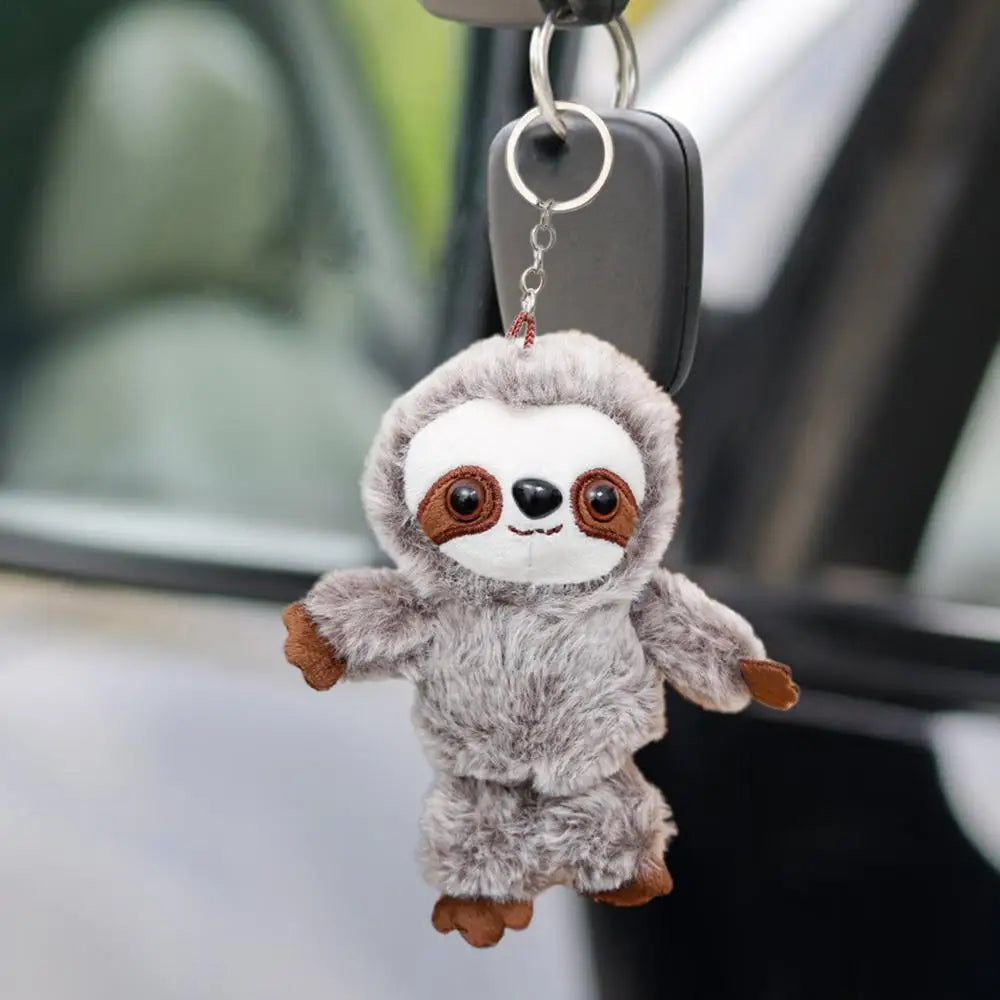 Stuffed Sloth Keyring Cute Bag Charm keyring