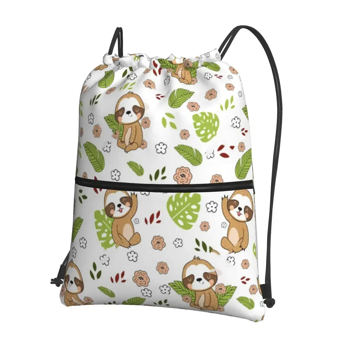 Sloth With Leaves Backpack