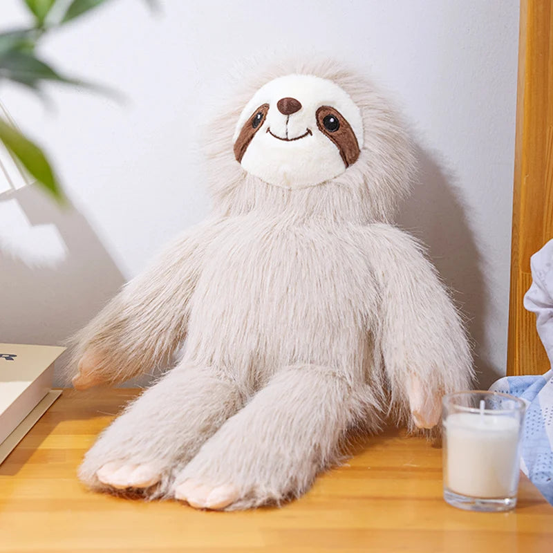 Long Haired Sloth Soft Plush Toy