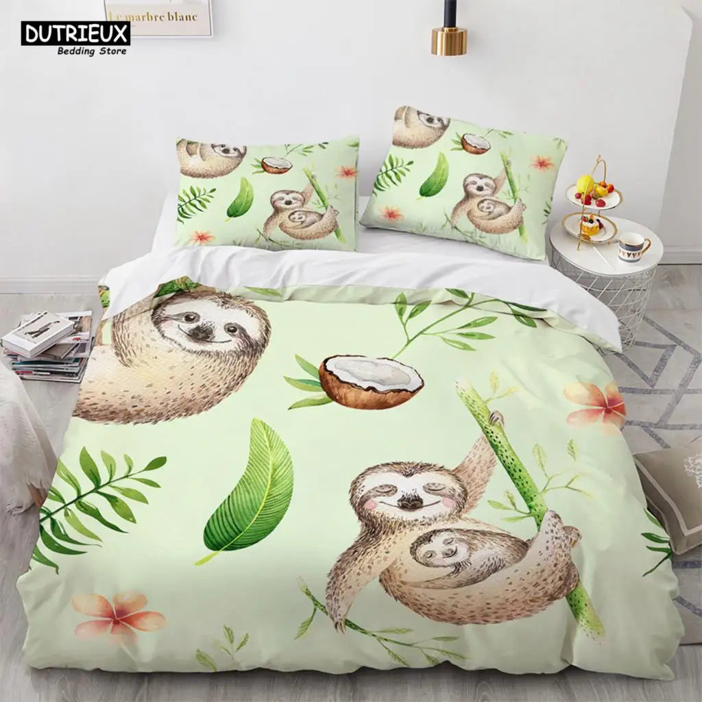 Sloth Bedding Set