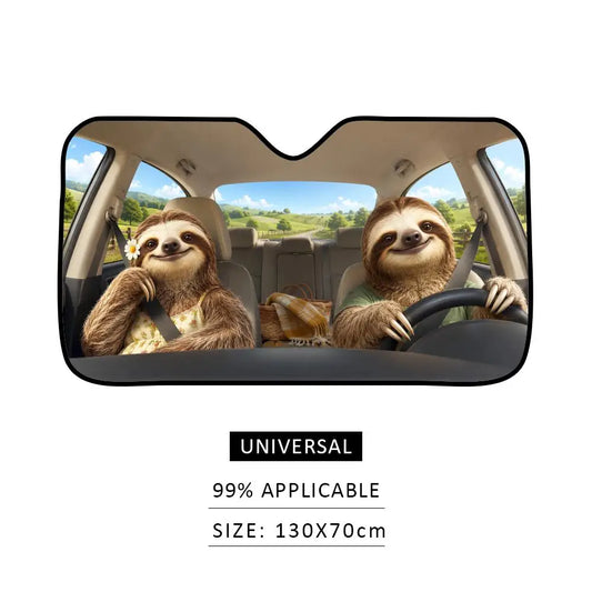 Sloth Car Sunshade product photo 1