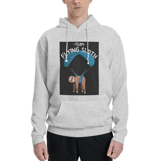 Paragliding Flying Sloth Hoodie