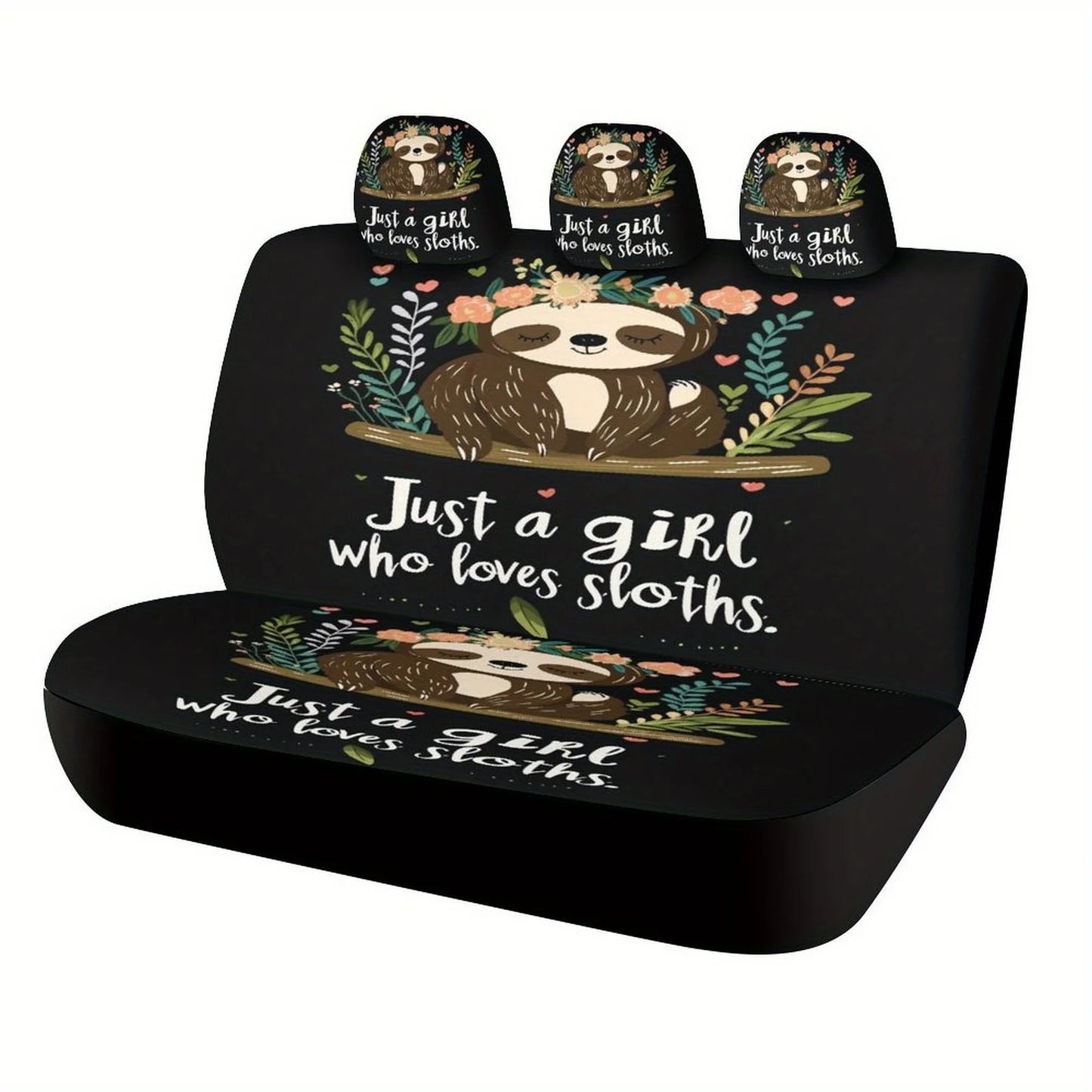 Just A Girl Who Loves Sloth Car Seat Covers