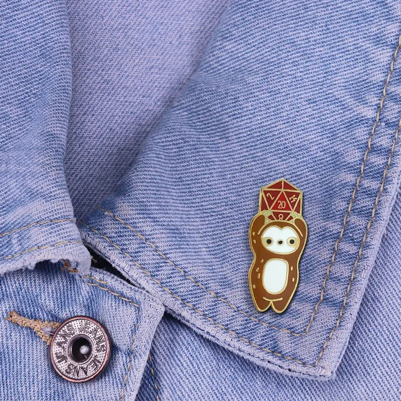 Sloth Pin Badge