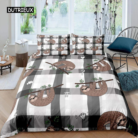 Sloth Duvet Cover Set