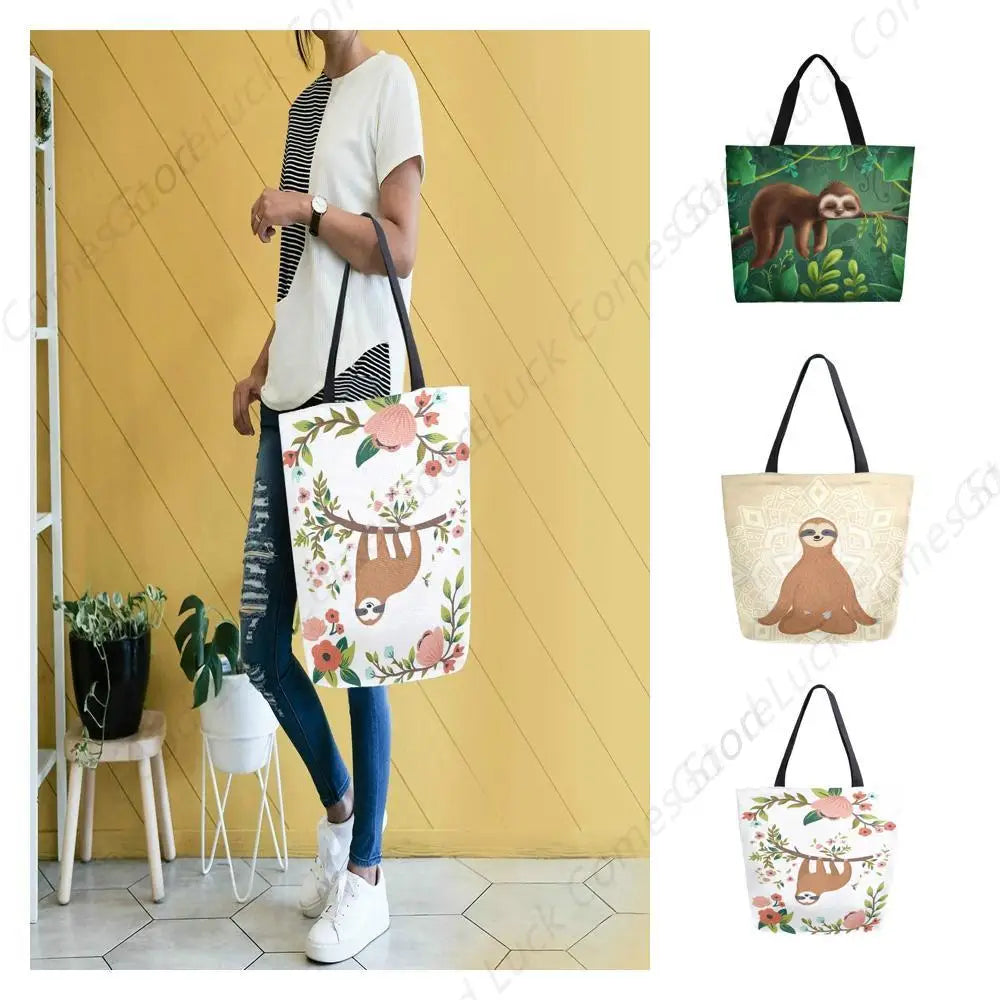 Cute Sloth Tote Bag