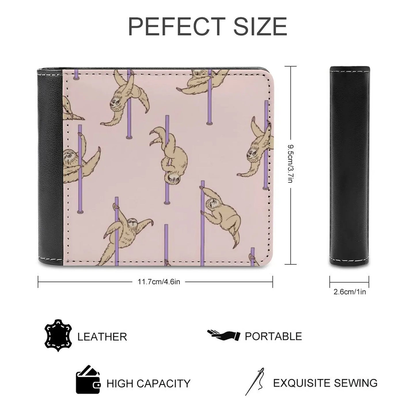 Sloths Pole Dancing Wallet