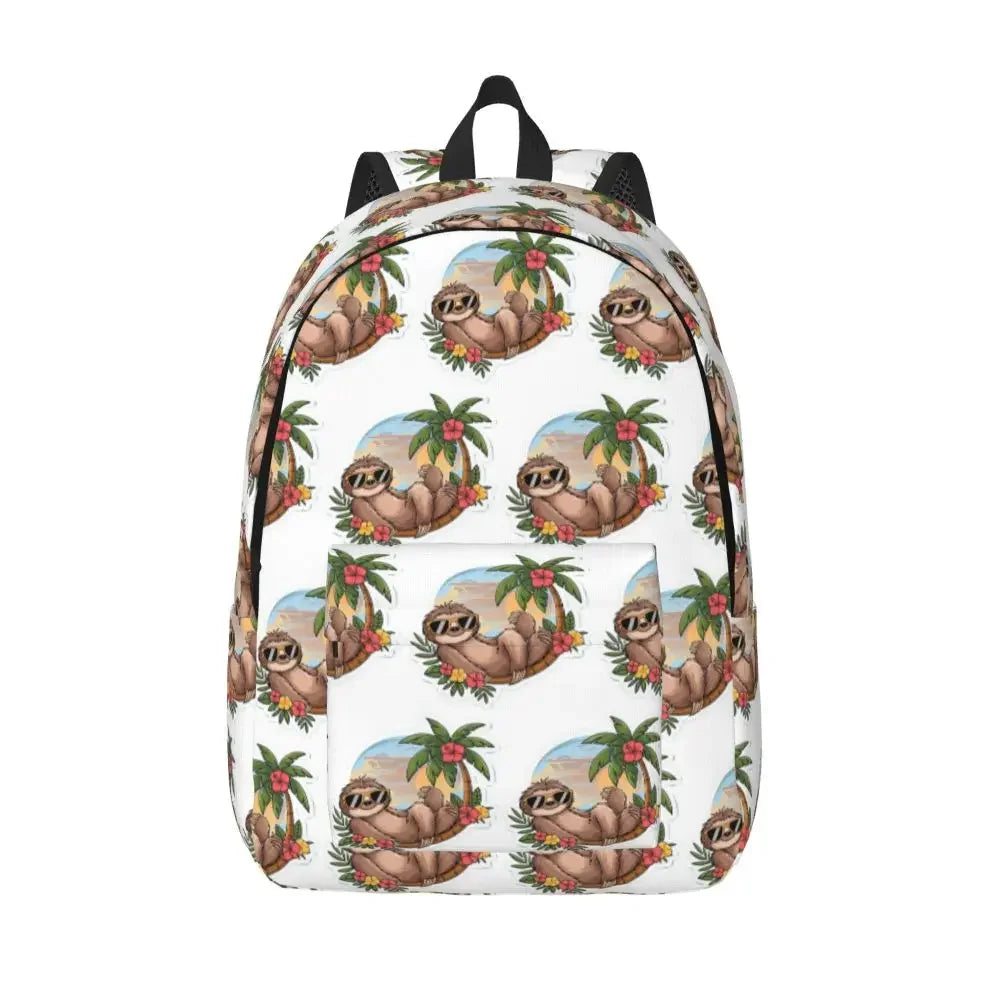 Relaxing Sloth In Hammock Backpack