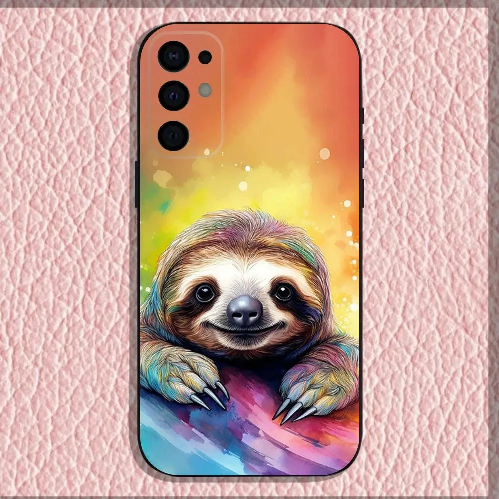 Colorful Sloth Samsung Phone Case product photo