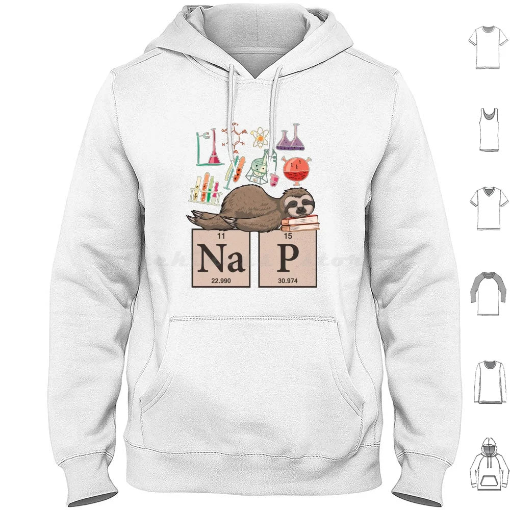 Chemistry Sloth Hoodie