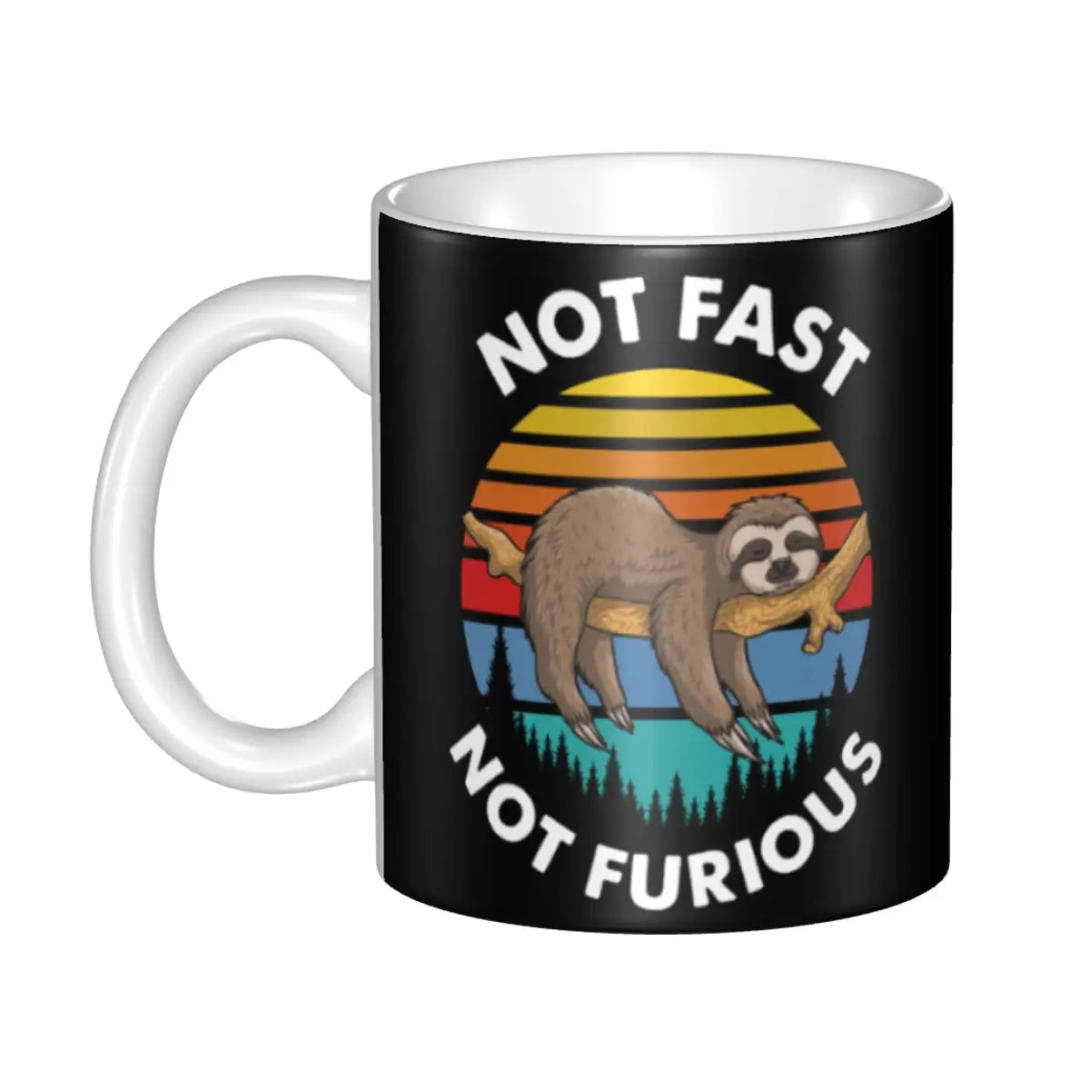 Not Fast Not Furious Sloth Mug
