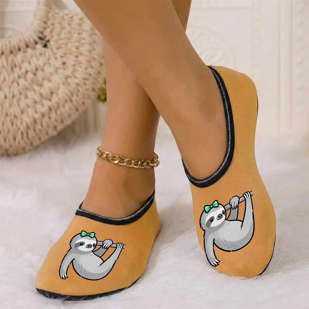 Sloth Colorful Slippers