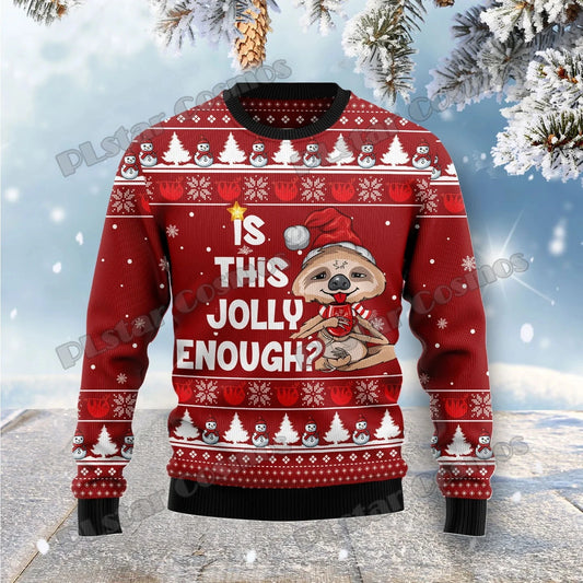 Sloth Christmas Jumper