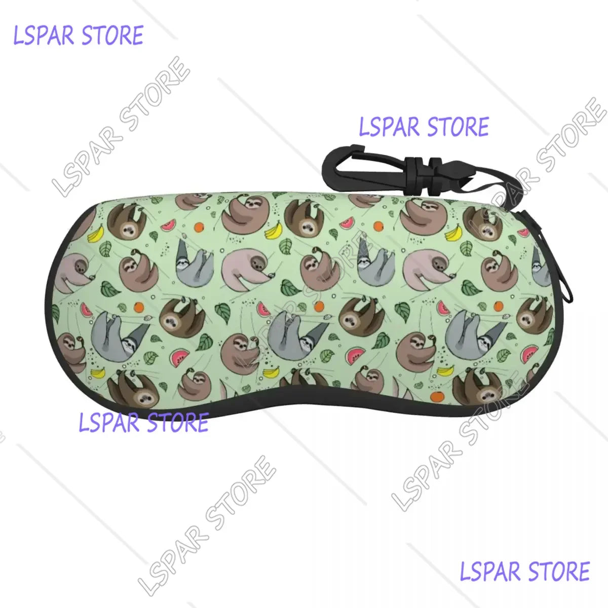 Cute Sloth Pattern Glasses Case