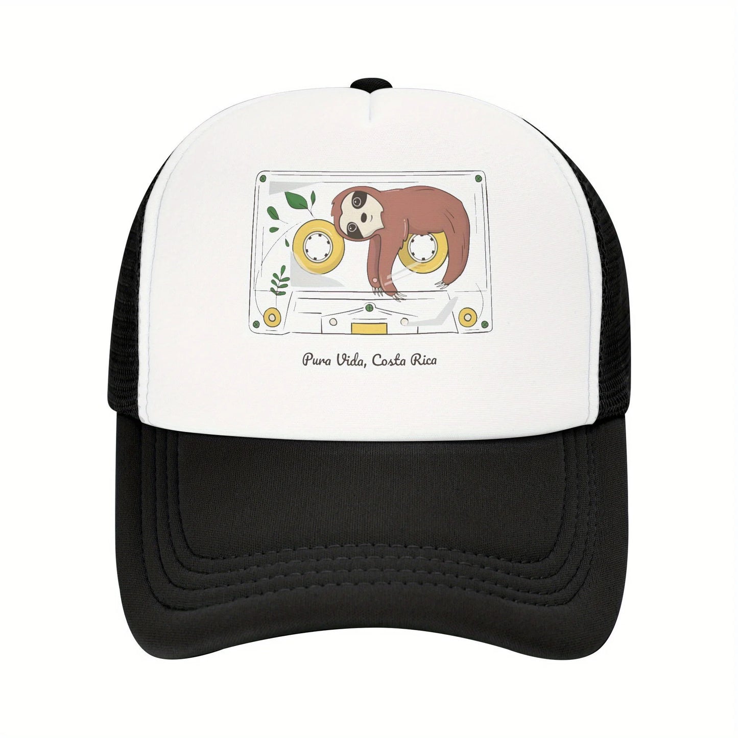 Sloth On Cassette Tape Baseball Cap