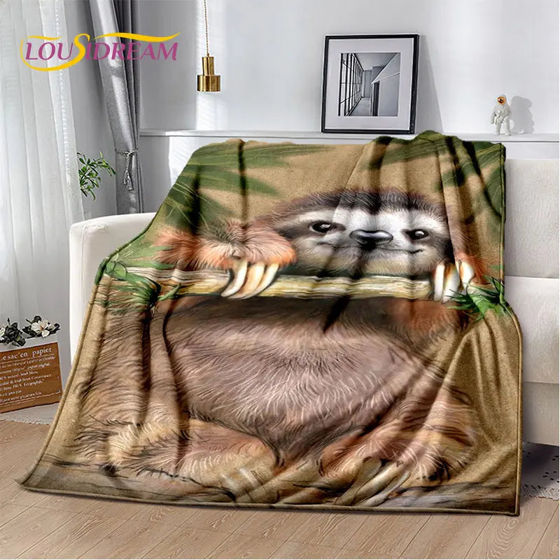 Sloth Theme Blankets