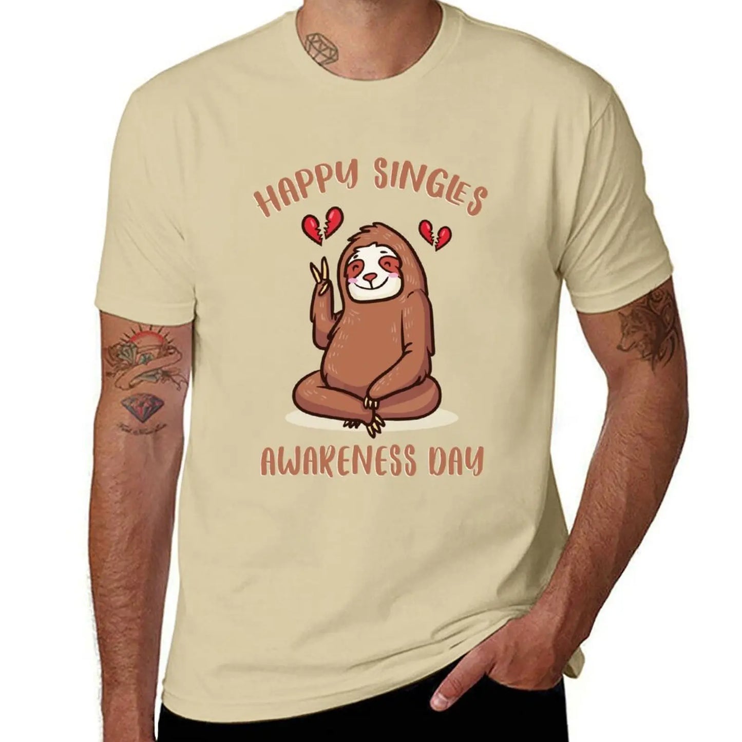 Happy Single Day Sloth T-Shirt