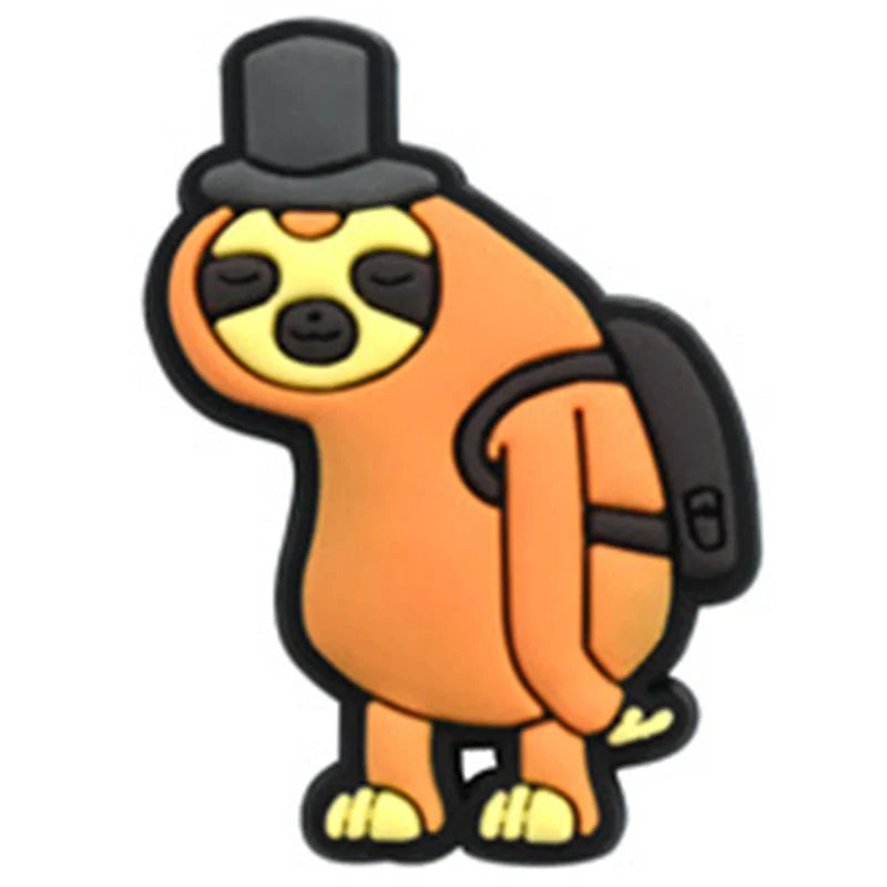 25 Piece Sloth Shoe Accessories