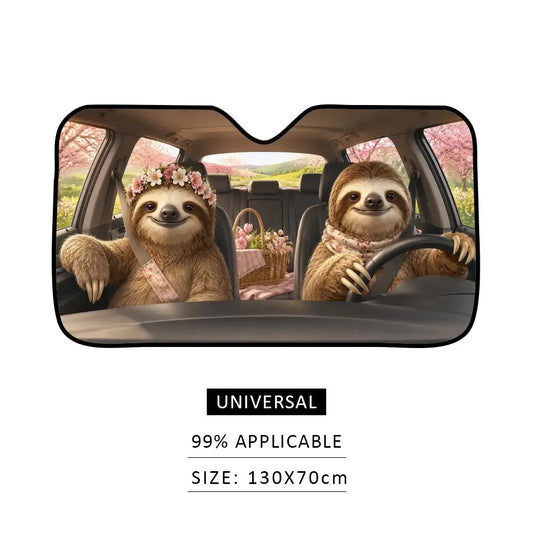 Sloth Car Sunshade product photo 1