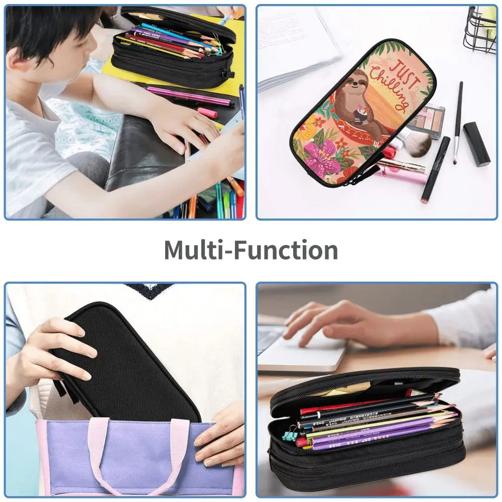 Just Chilling Sloth Pencil Case