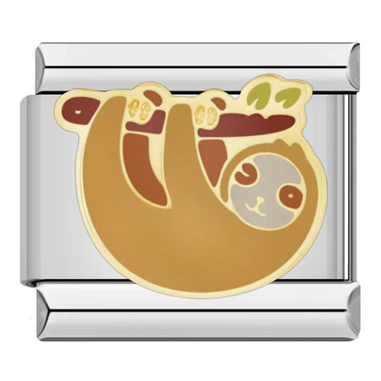 Sloth Link Bead Charm