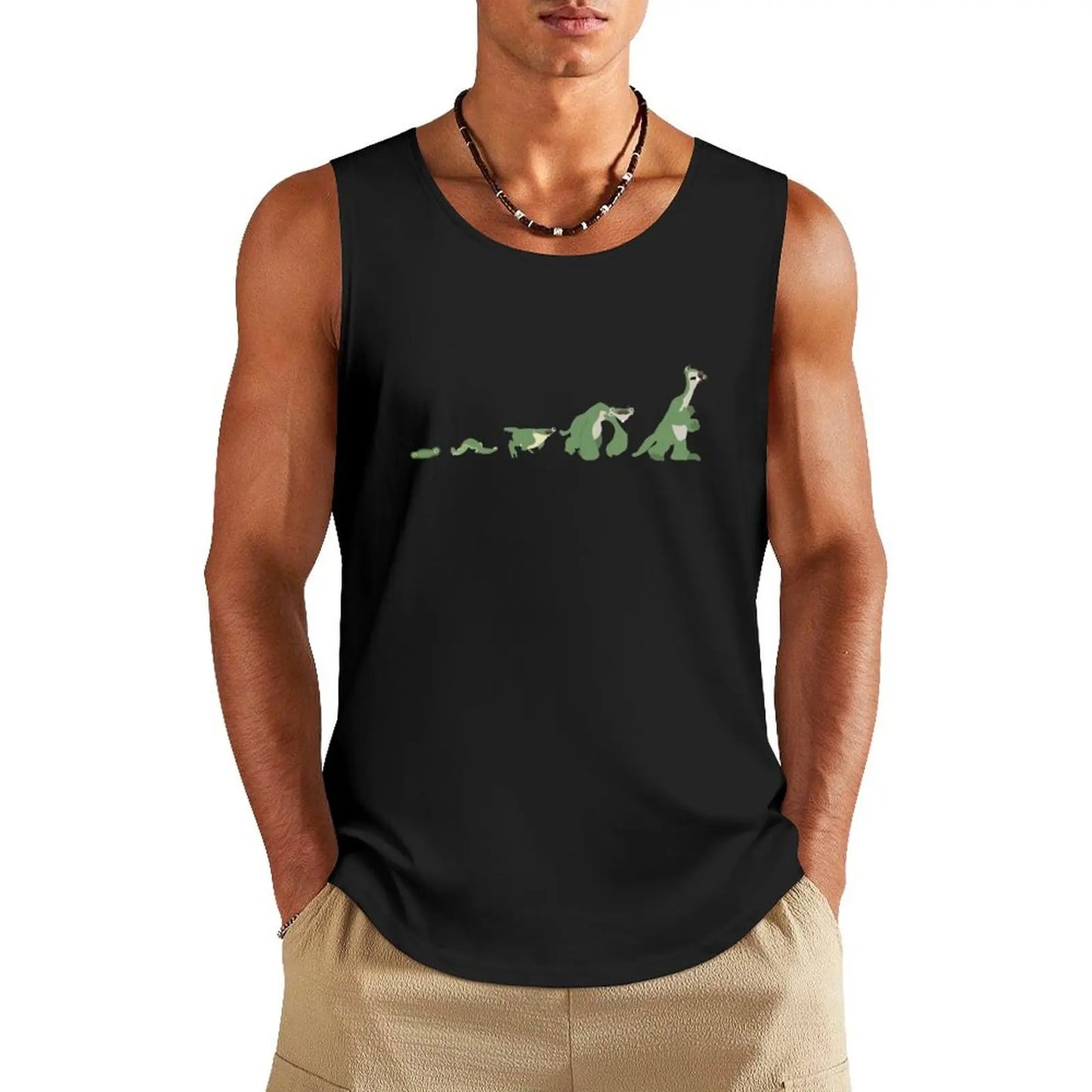 Ice Age Sid the Sloth Evolution in Color Tank Top