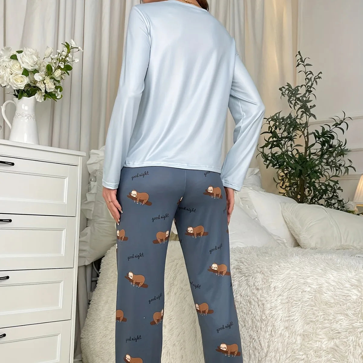 Goodnight Sloth Pajama Set