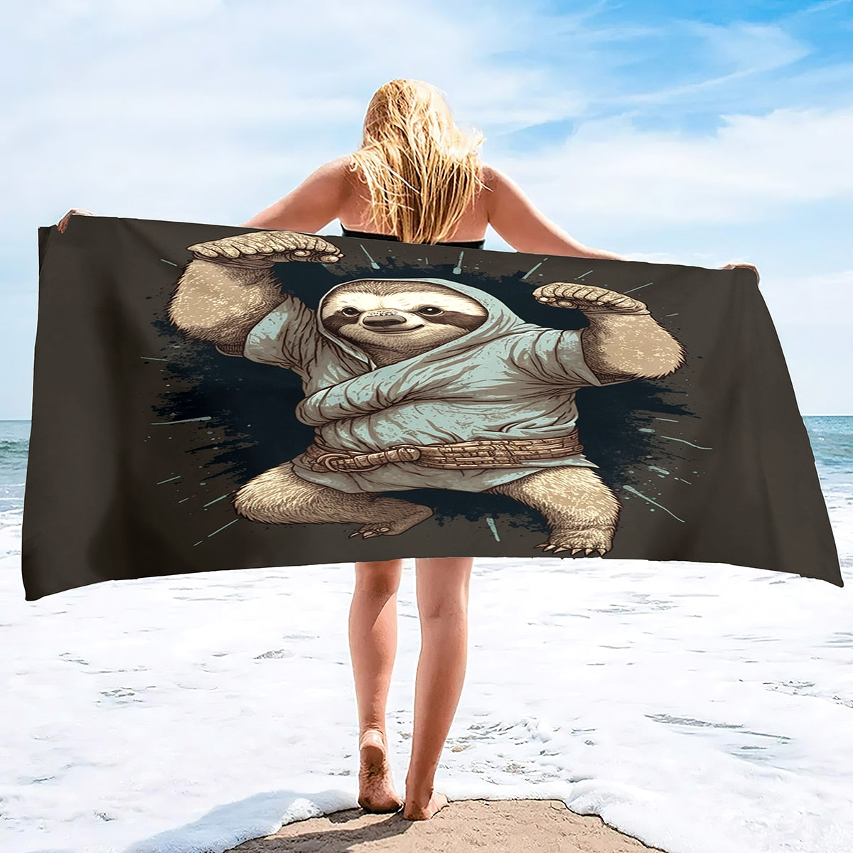Athletic Sloth Towel
