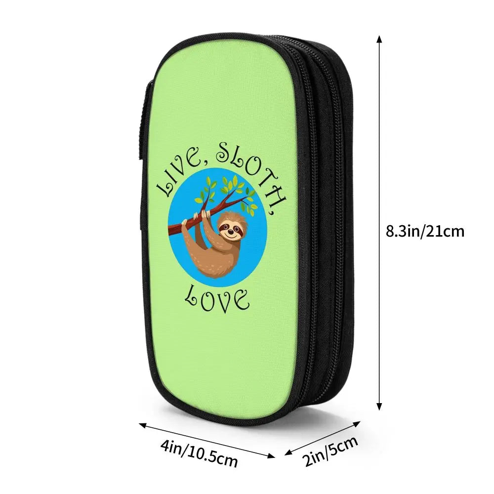 Live Sloth Love Pencil Case