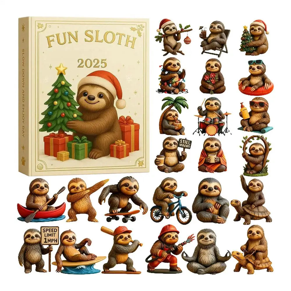 Sloth Christmas Countdown Calendar