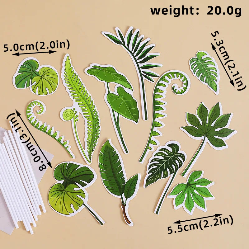 Jungle Sloth & Friends Cake Toppers