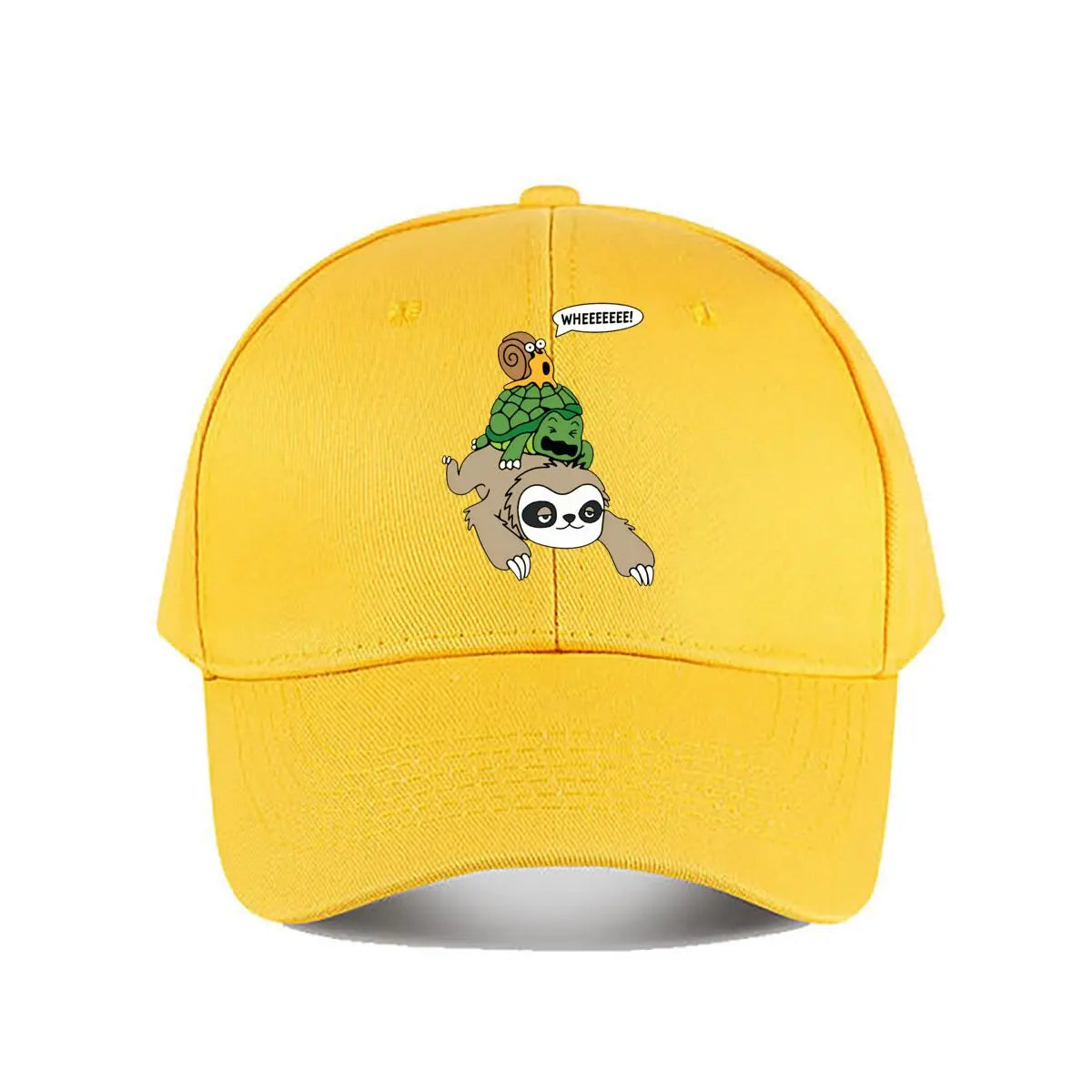 WHEEEEEE Sloth, Turtle & Snail Baseball Cap