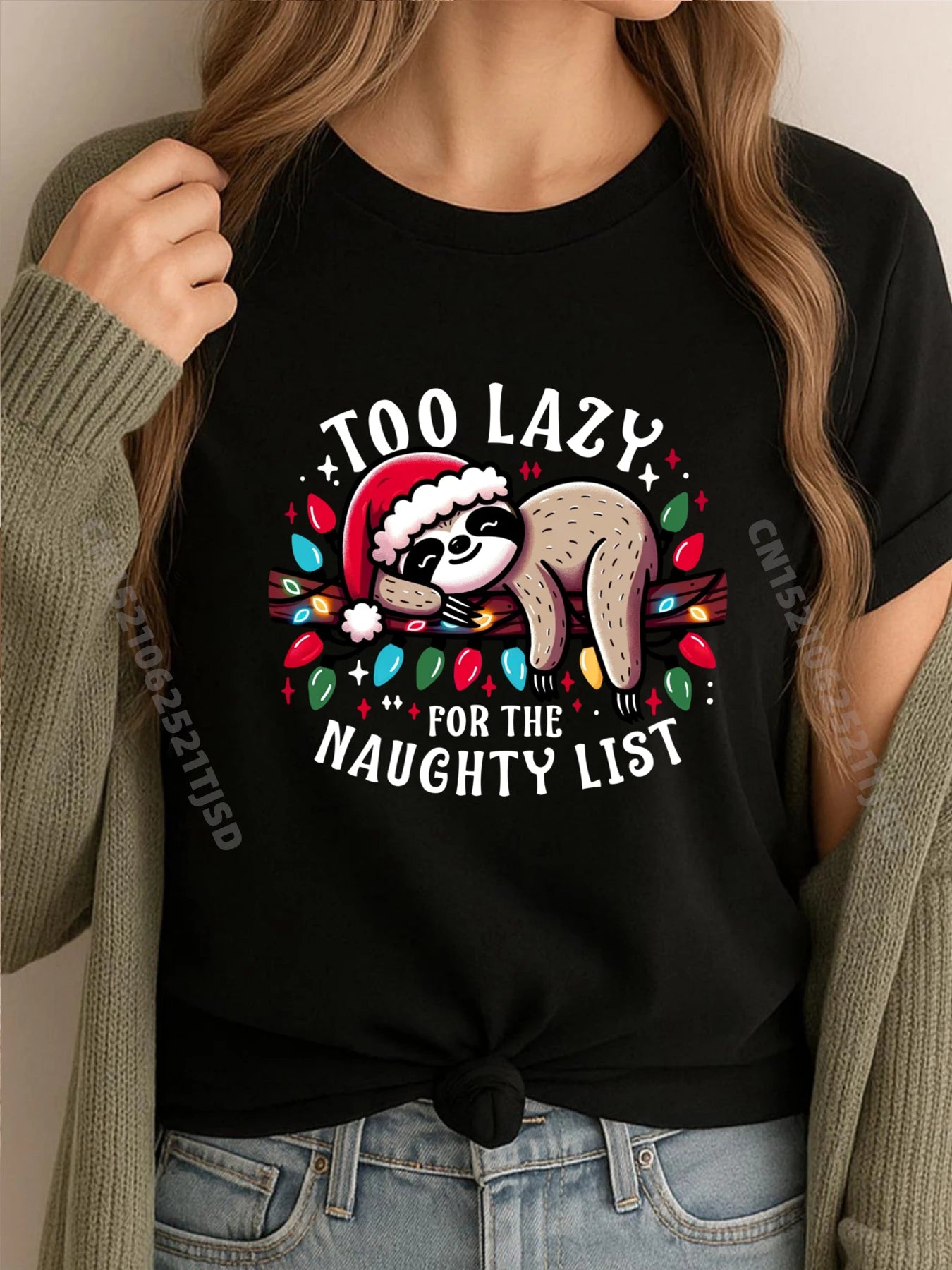 Too Lazy For The Naughty List T-Shirt