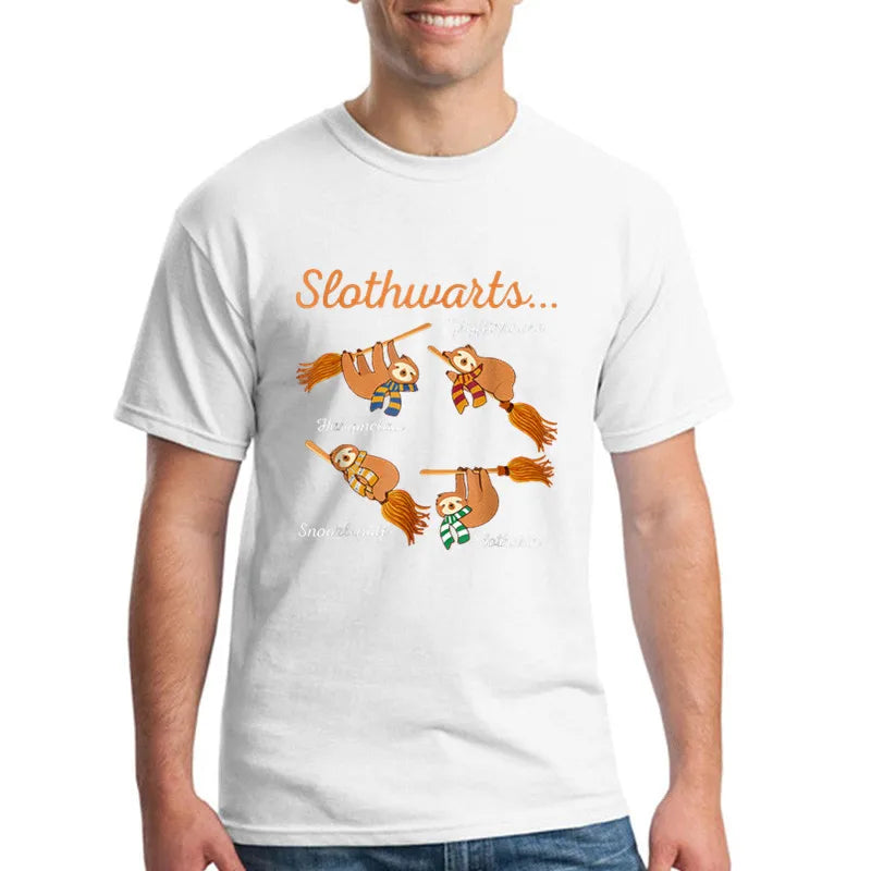 Slothwarts T Shirts Oversized