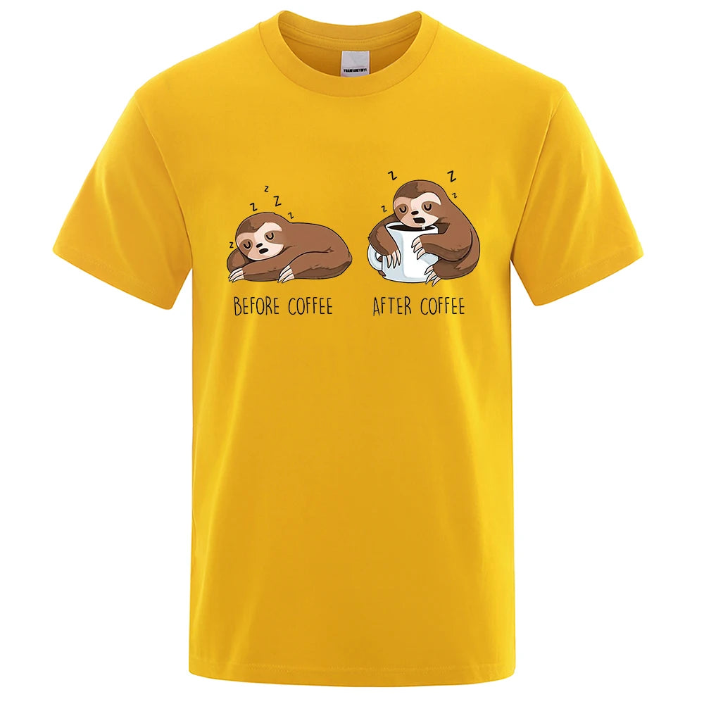 Before Coffee After Coffee T-Shirt