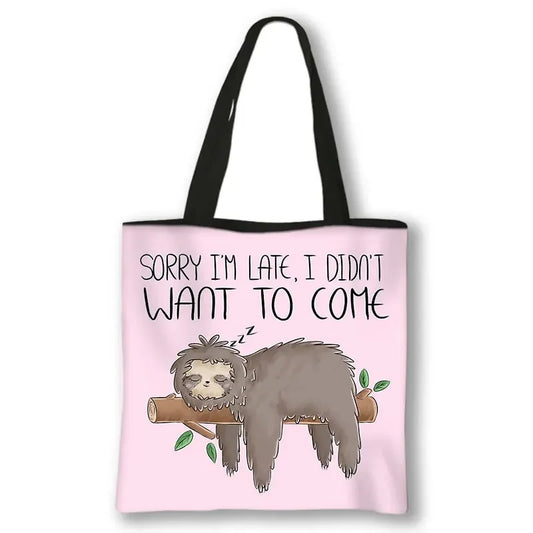 Sorry I'm Late Tote Bag