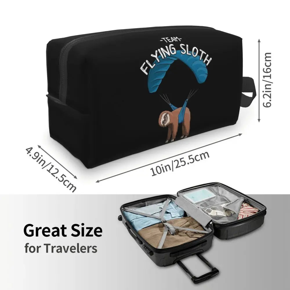 The Flying Sloth Cosmetic Bag